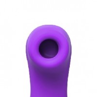 Clitoral Stimulator 12 Speeds Silicone Rechargeable PURPLE